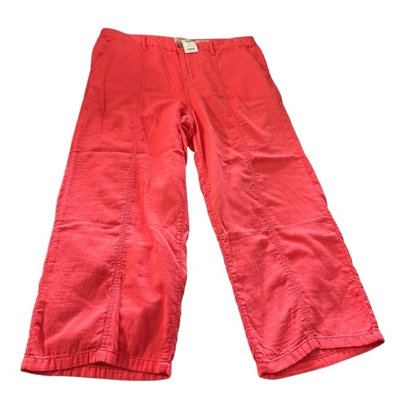 Logo By Lori G women's size 12 wide leg cropped corral pants, nwt - Picture 1 of 5